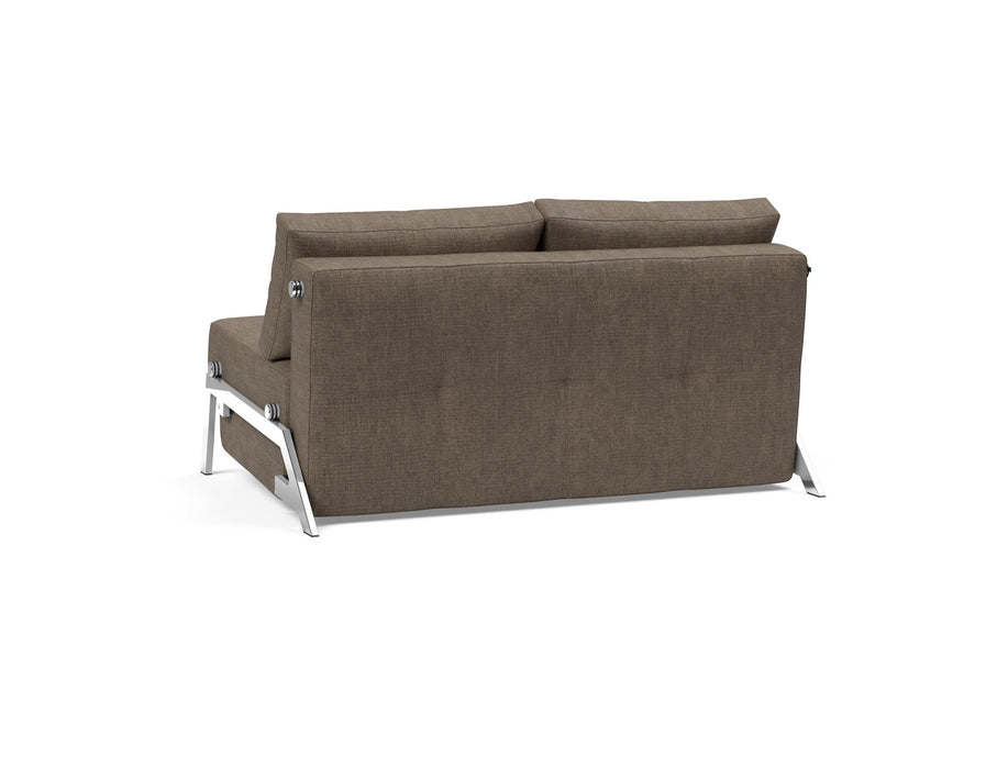 Cubed Full Size Sofa Bed With Chrome legs