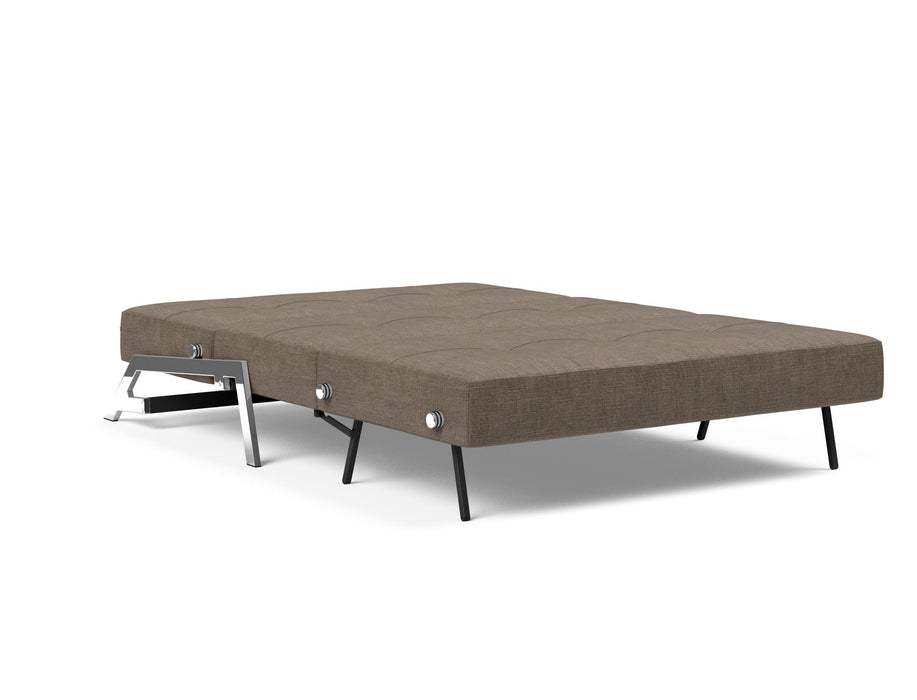 Cubed Full Size Sofa Bed With Chrome legs