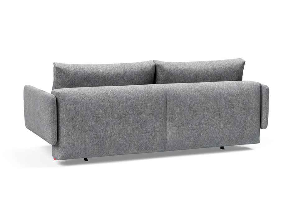 Frode Dark Styletto Sofa Bed Upholstered Arms