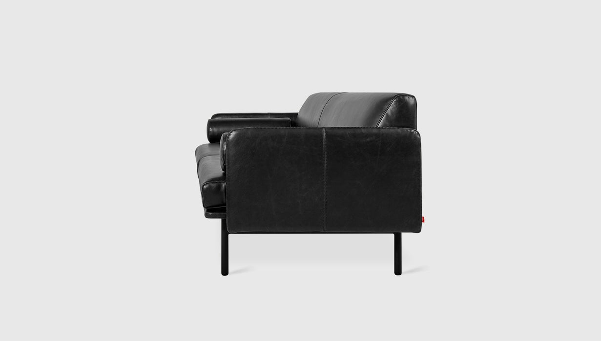 Saddle Black Leather / Black