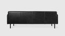 Saddle Black Leather / Black