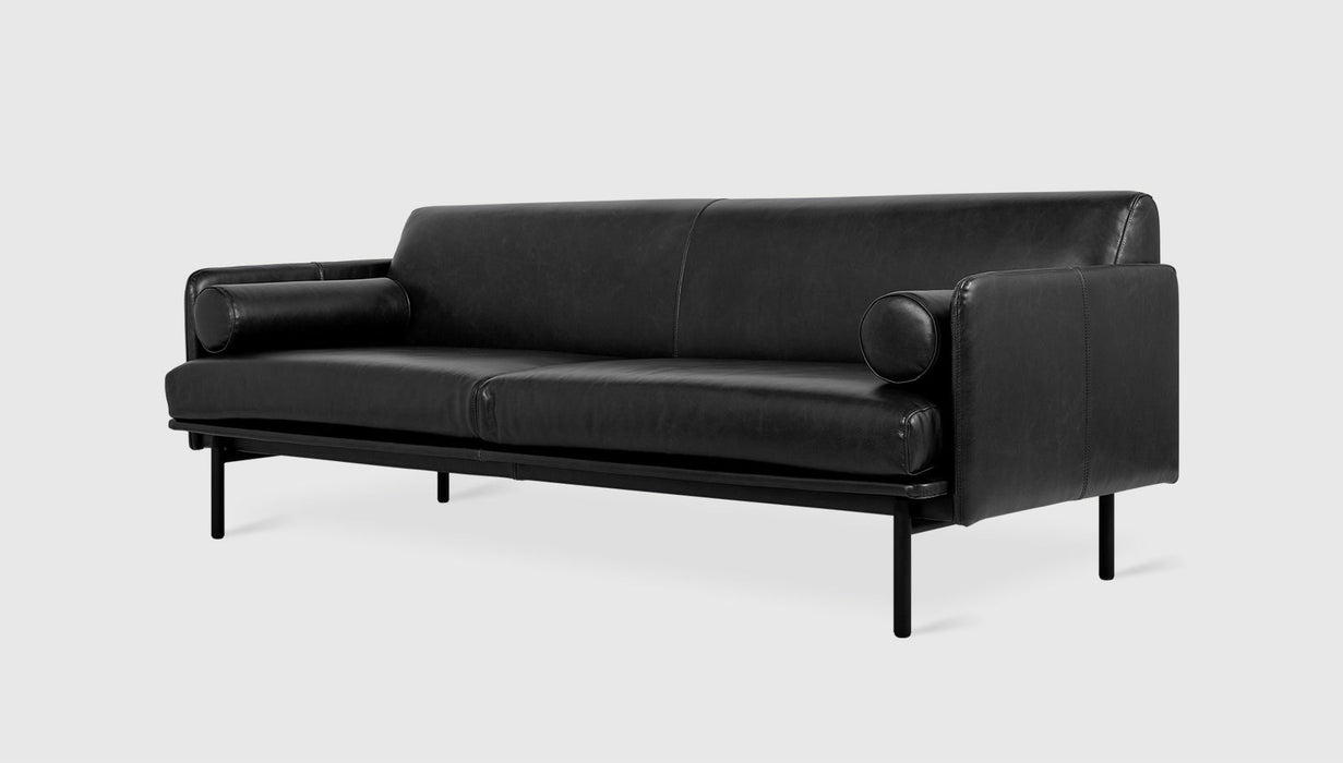 Saddle Black Leather / Black
