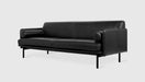 Saddle Black Leather / Black