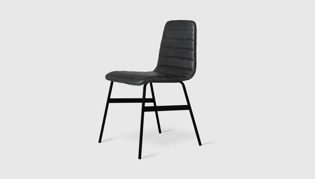 Saddle Black Leather /