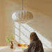Made by Hand, Knit-Wit Oval Pendant Lamp 76, Light Pink, Pendant,