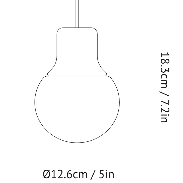 &Tradition, Mass Pendant NA5, Brass, Pendant,