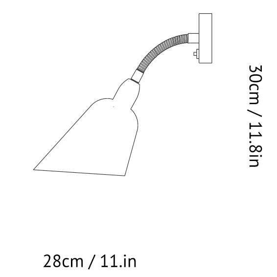 &Tradition, Bellevue Wall Lamp AJ9, Wall / Sconce,