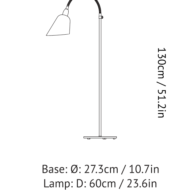 &Tradition, Bellevue Floor Lamp AJ7, Floor,