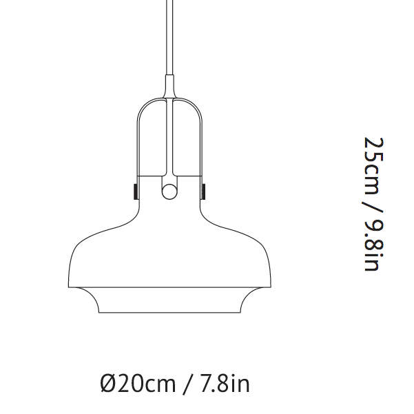 &Tradition, Copenhagen Pendant SC6, Pendant,