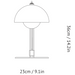 &Tradition, Flowerpot Table Lamp VP4, Table / Task,  Verner Panton