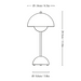 &Tradition, Flowerpot Portable Table Lamp VP9, Tangy Pink, Table / Task,  Verner Panton