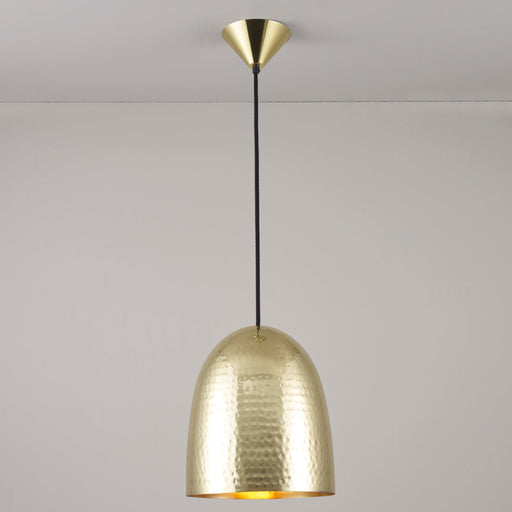 Original BTC, Stanley Medium Pendant, Hammered Brass, Pendant,