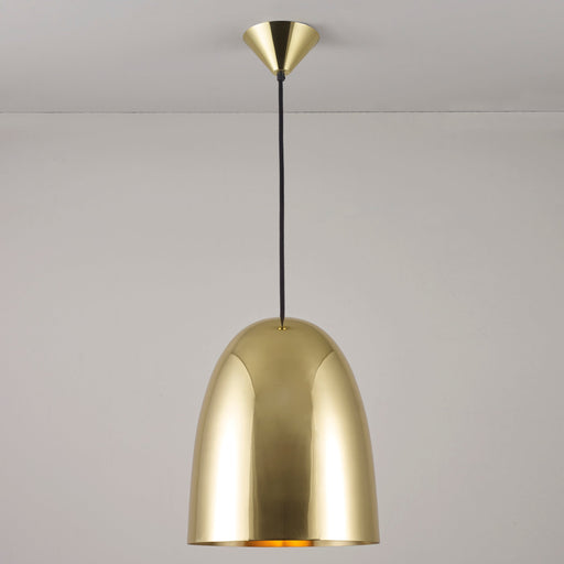 Original BTC, Stanley Large Pendant, Hammered Brass, Pendant,