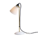 Original BTC, Hector 30 Table Lamp Satin Brass Black Cord, Table / Task,