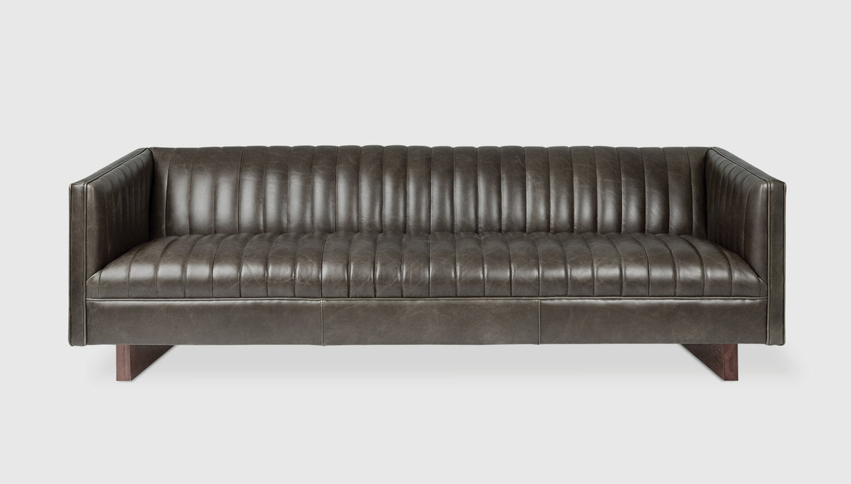 Saddle Grey Leather /