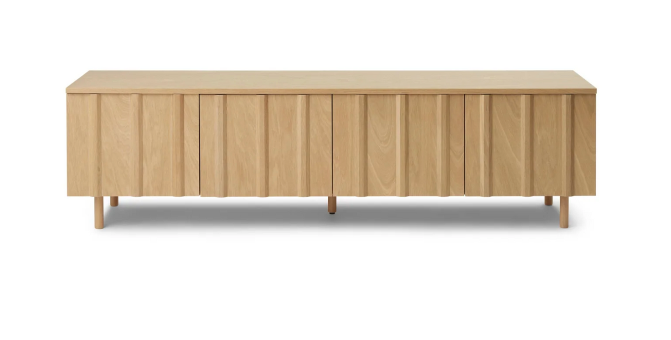 Rib Sideboard Low Oak