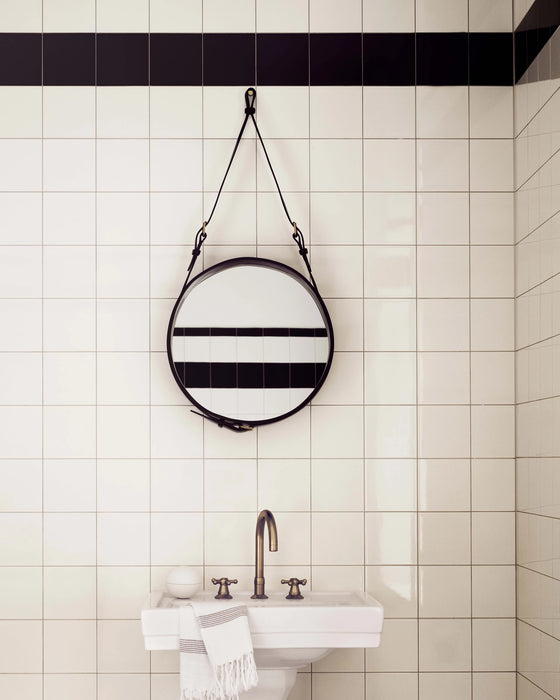 Adnet Wall Mirror, Circular
