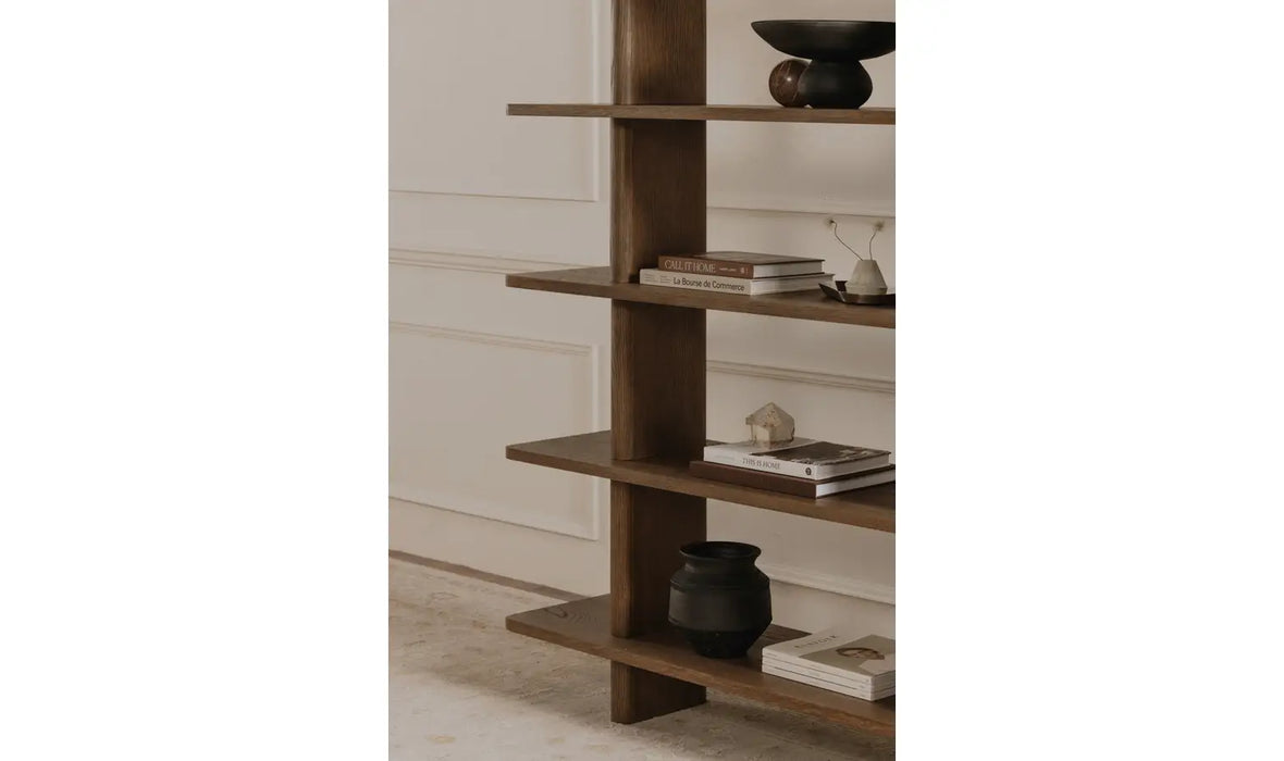 Large Oak Bookcase