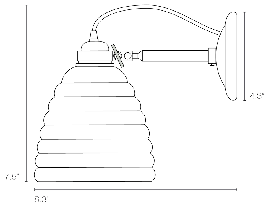 Hector Bibendum Wall Light