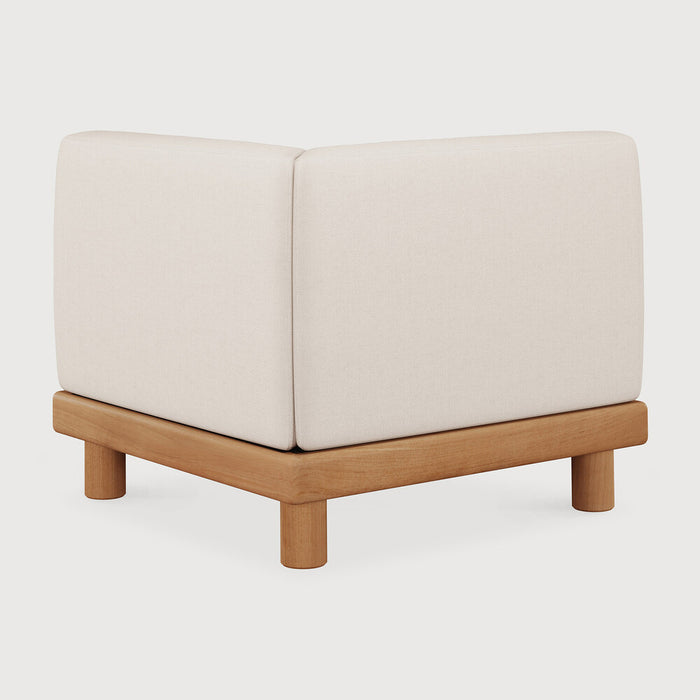 Monocle outdoor end seater with L arm