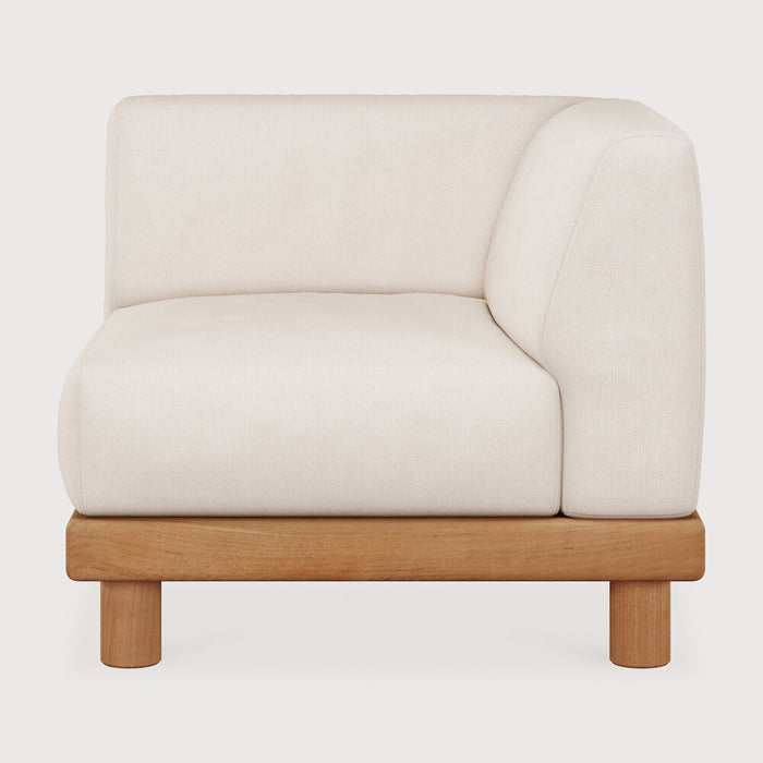 Monocle outdoor end seater with L arm