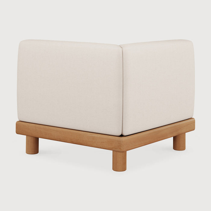 Monocle outdoor end seater with R arm