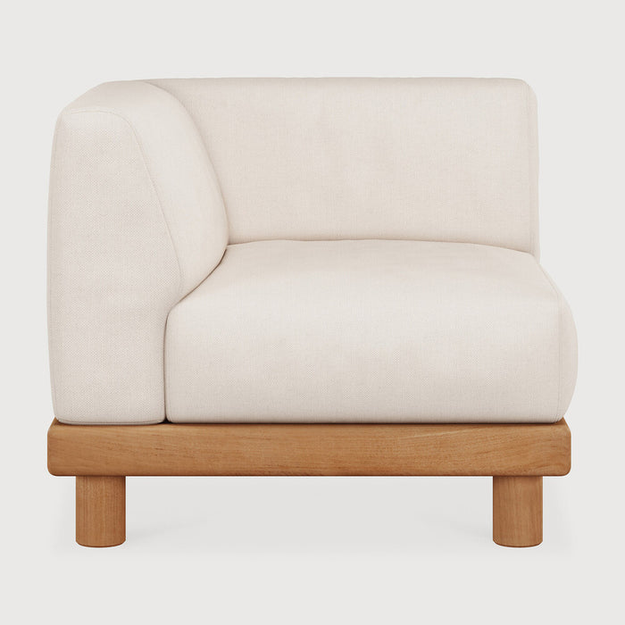 Monocle outdoor end seater with R arm