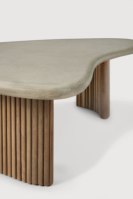 Boomerang outdoor coffee table