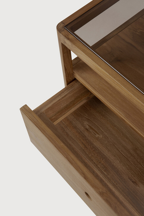 Spindle bedside table