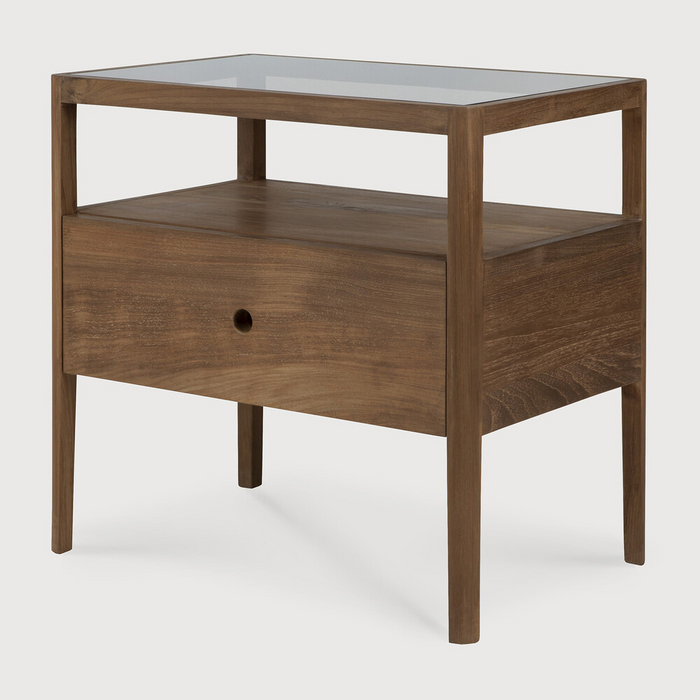 Spindle bedside table