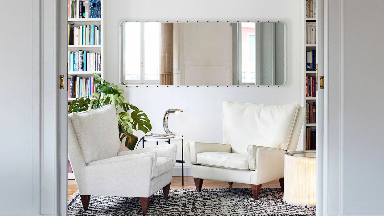 Adnet Wall Mirror, Rectangular